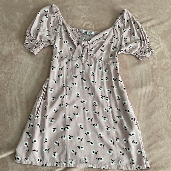 Floral purple dress - Picture 1 of 2